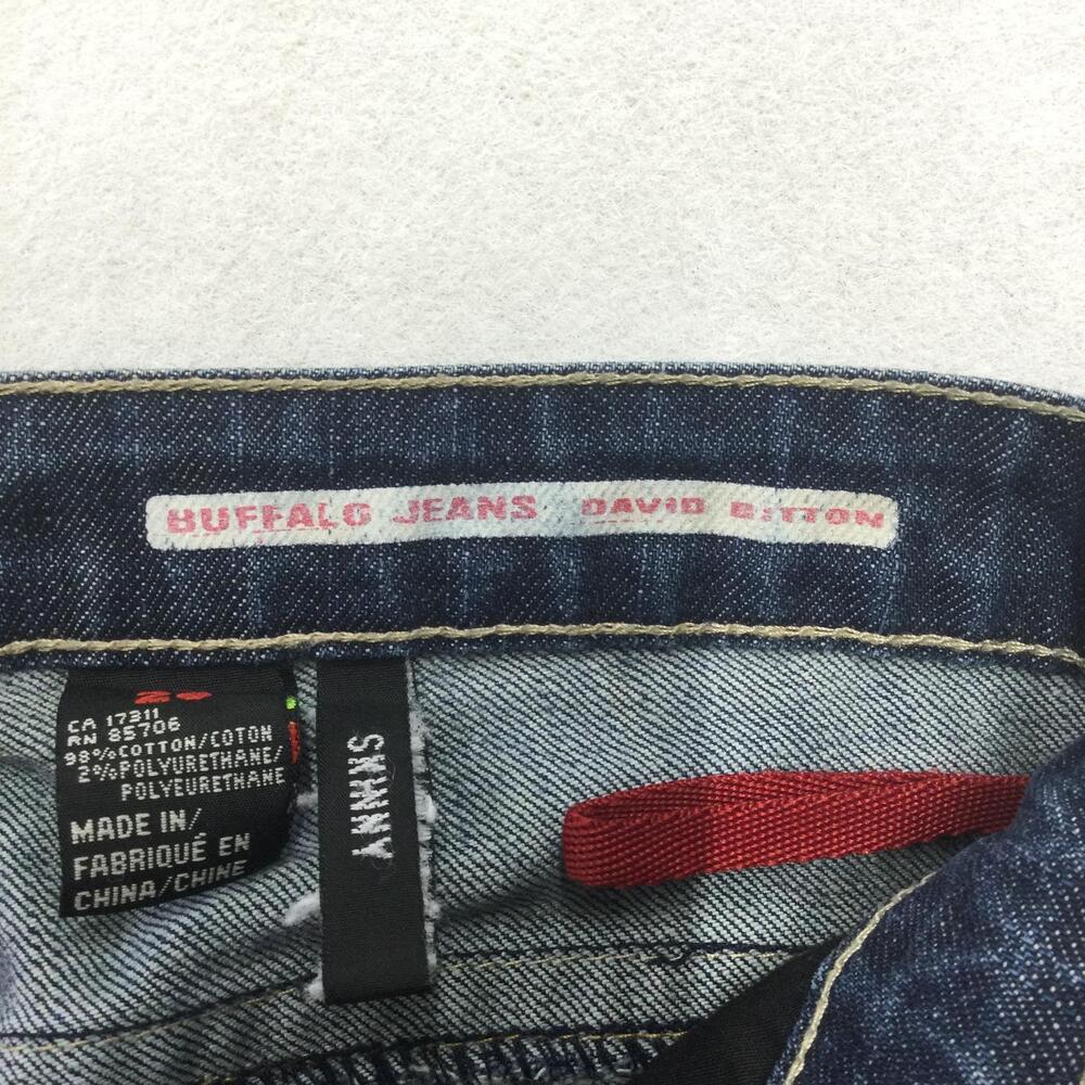 Buffalo David Bitton Skinny Jeans Womens 26 Blue Medium Wash Low Rise Stretch - Picture 10 of 14